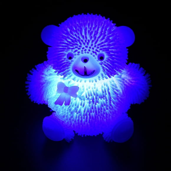 Cameland 9CM Novelty Flashing Cute Bear Squidgy Sensory Toy Activity and Play Ball