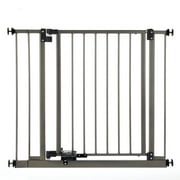 Slide-Step and Open Wall Mounted Steel Pet Gate
