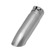 Flowmaster 15380 Exhaust Tip - 2.50 in. Turn Down Polished SS Fits 2.25 in. Tubing - Clamp on