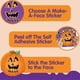 thumbnail image 2 of 36 PCS Halloween Make-a-face Sticker Sheets Make Your Own Characters Mix and Match Sticker Sheets with 3 Different Facial Expression Kids Party Favor, 2 of 4