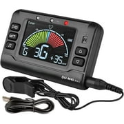 Metronome Tuner, Rechargeable 3 In 1 Digital Metronome Tuner Tone Generator for Guitar, Bass, Violin, Ukulele and Chromatic,Clarinet, Trumpet, Flute, Tuners for All Instruments