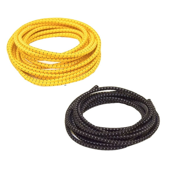 Elastic No Tie Shoelaces - 39" Stretchy 2-Pack Lace Set (Black & Orange) by More of Me to Love