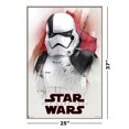 thumbnail image 3 of Star Wars: Episode VIII - The Last Jedi - Framed Movie Poster (Stormtrooper) (Size: 25" X 37") (Brushed Champagne Aluminum Frame), 3 of 6