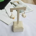 thumbnail image 5 of Popcorn Earrings for Women Personality Funny Cute DIY Handmade Resin White Yellow Simulated Sweet Corn Popcorn Food Drop Dangle Weird Earrings Jewelry Gifts, 5 of 8