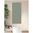thumbnail image 2 of Kate and Laurel Framed Fabric Pinboard 18 x 42,  Printed Linen Classic Bulletin Board for Use as a Vision Board or Wall Organization, Florence Light Brown Frame, 2 of 8