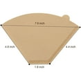 thumbnail image 3 of OFEFE Disposable Coffee Paper Filters for Ninja Dual Brew Coffee Maker,300 Pcs 4 Cone Replacement Filter Compatible with Ninja Dualbrew CFP301 CFP201, 3 of 5