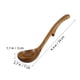 thumbnail image 5 of Cucharón de madera, cuchara antiadherente de mango largo, cuchara de cocina de madera, cuchara de madera para utensilios de cocina, cuchara de madera para servir, para revolver, servir y cocinar, 5 of 7