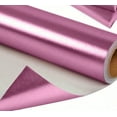 thumbnail image 1 of Firefly Hope 17 Inches X 9.84 Feet Pink Matte Metallic Wrapping Paper, Solid Color for Birthdays, Weddings & DIY Bouquets, 1 of 5