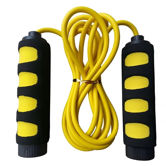 BESTSKY Anti-slip Jump Rope Skipping Rope for Children Age 5 to 10 Year Old (Yellow Black)