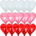 thumbnail image 1 of Globos de aluminio con forma de corazón enrollados de 18 pulgadas para el Día de San Valentín (15), 1 of 7