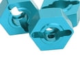 thumbnail image 3 of 14mm Wheel Hex Hub Kit Aluminum Alloy Universal Upgrade Wheel Hex Adapter for Senton 1/10 Car Blue, 3 of 8