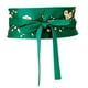 thumbnail image 3 of Cinturón de mujer, cinturón , cinturón cruzado, cinturón , flor bordada, cinturón ancho Verde Colcomx Cintura ancha para mujer, 3 of 8