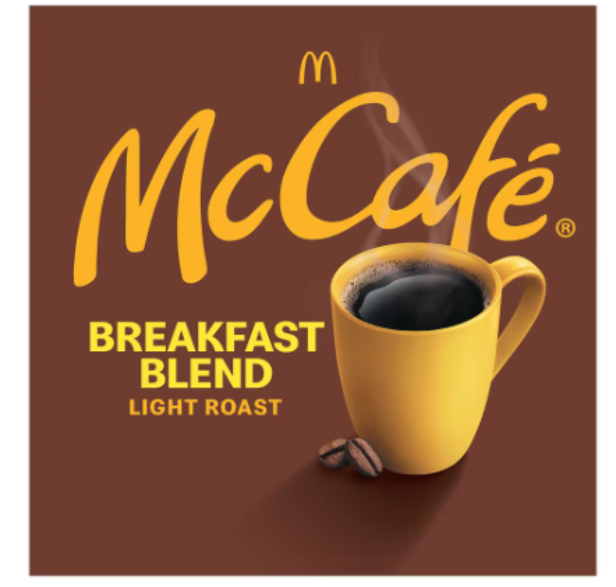 MCCAFÉ MCCAFE BREAKFAST BLEND, SINGLE SERVE COFFEE KEURIG K-CUP PODS, LIGHT ROAST, 10 COUNT