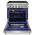 thumbnail image 2 of Kostch 30in Freestanding Electric Range in Stainless Steel with 4.55 Cu.ft. True Convection Oven and 5 Burners Cooktop, 240V, 50A, 2 of 9