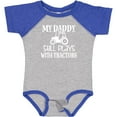 thumbnail image 3 of Inktastic Farmer My Daddy Still Plays with Tractors Boys or Girls Baby Bodysuit, 3 of 5