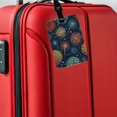 thumbnail image 5 of Fireworks Beautiful Stunning Faux Leather Travel Luggage Tag, 5 of 7