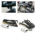 thumbnail image 4 of Turn Signal Indicator, Wear Resistant Turn Signal Light LED Durable 2 Pcs High Brightness  For Motorcycle Accessories  Plated Silver, 4 of 8