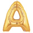 thumbnail image 2 of Loftus International B1-5901 Megaloon Letter A Gold Balloon, 2 of 3