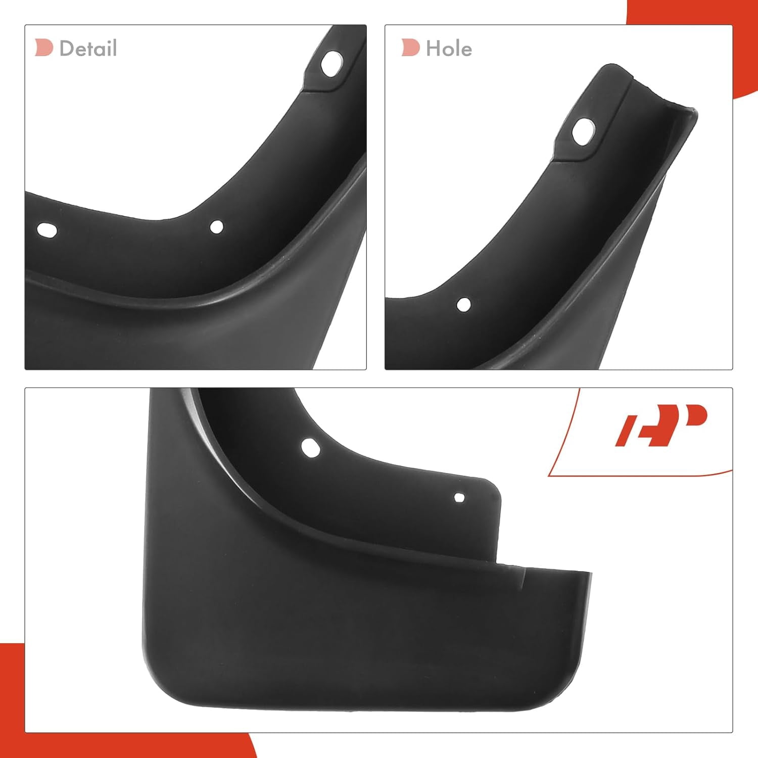 A-Premium Mud Flaps Splash Guards Replacement for Jeep Compass 2017 2018 Sport Utility Front and Rear 4-PC