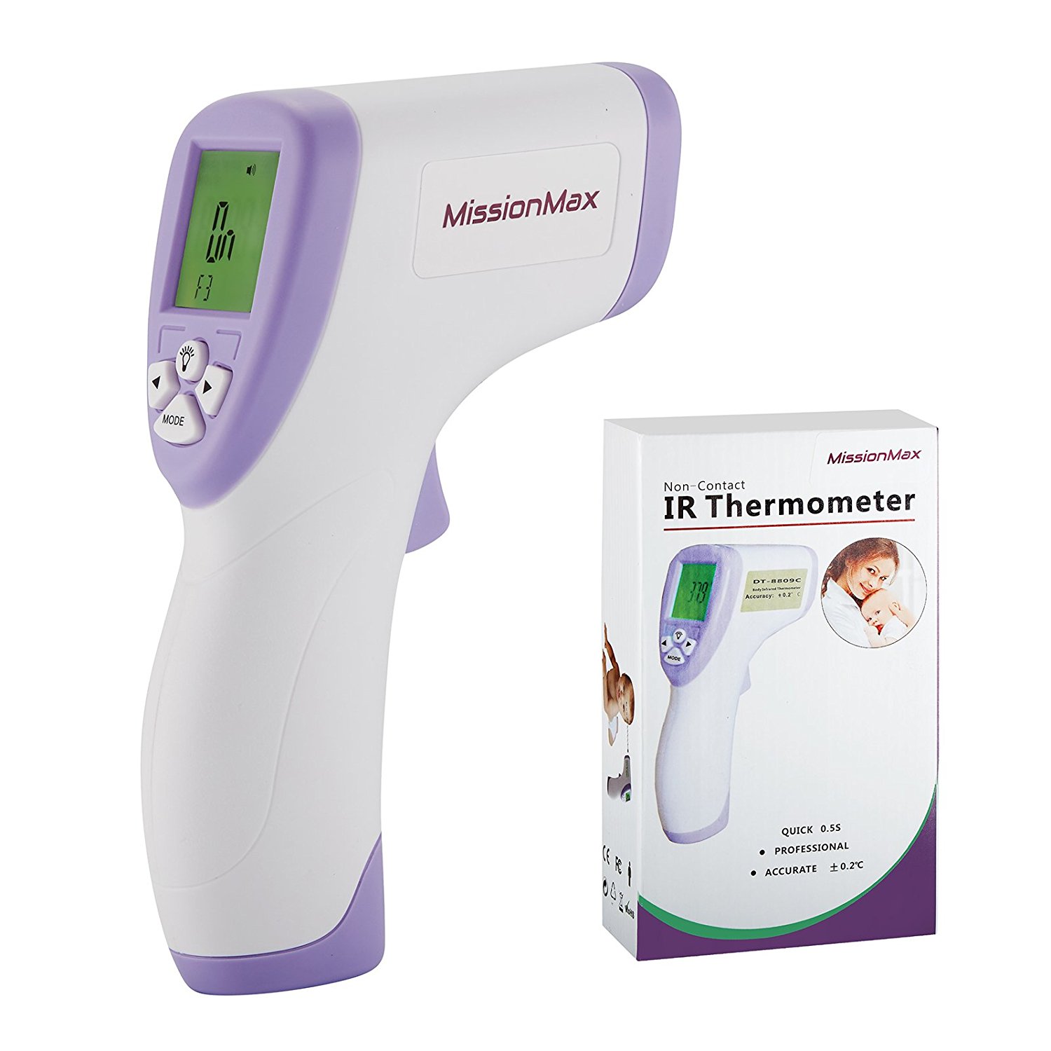 Industrial Kids & Adults Fahrenheit or Celsius Settings by MissionMax