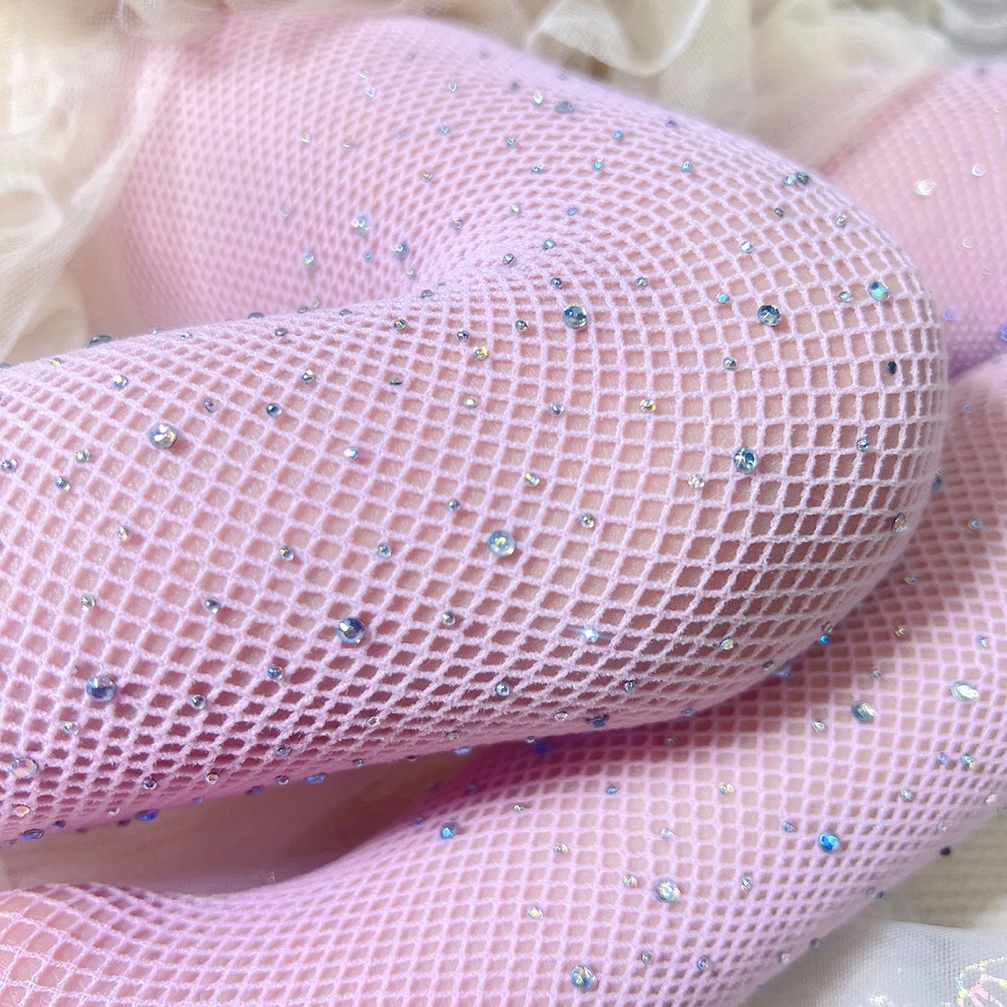 Girls Glitter Fishnet Tights Kids Bling Mesh Stockings Sparkle