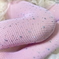 thumbnail image 6 of Kids Toddler Nylon Girls Fishnet Tights, Glitter Rhinestone Pantyhose Hollow Out Stockings, 6 of 6