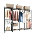 thumbnail image 1 of VEVOR Clothing Garment Rack, Heavy Duty Closet Wardrobe, Adjustable Tiers Clothes Racks with Steel Frame, 1100 lbs Load Capacity Clothes Rack with 4 Hanging Rods, 1 of 9