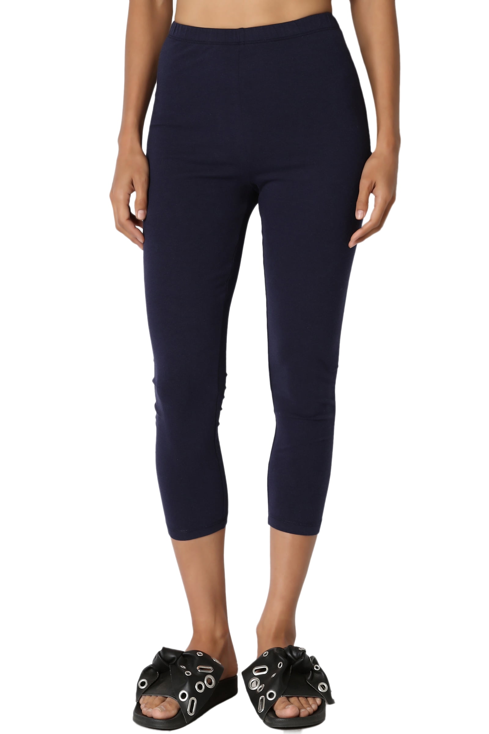 Women's Cotton Capri Leggings - Xhilaration™ Black S : Target