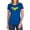 Royal, variant on DC Ww Logo Distressed Women's T Shirt, Athletic Heather, Medium