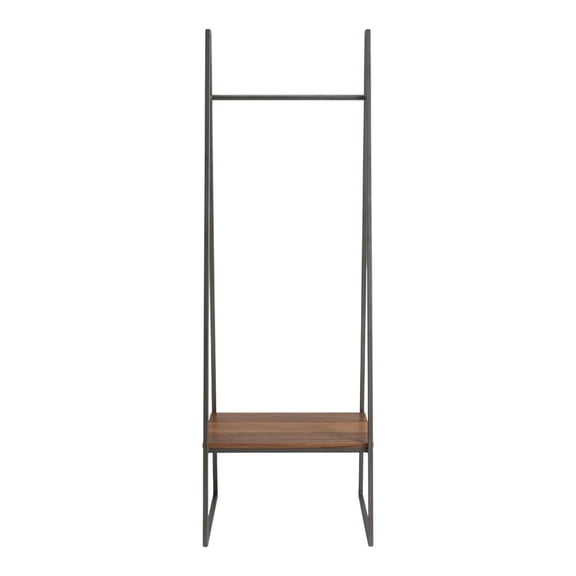 Kalalou Inc A-Frame Metal Rack With Lower Wood Shelf
