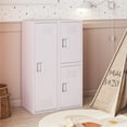 thumbnail image 4 of Max & Finn Casey Kids Stackable Mini Metal Storage Locker, Lavender, 4 of 14