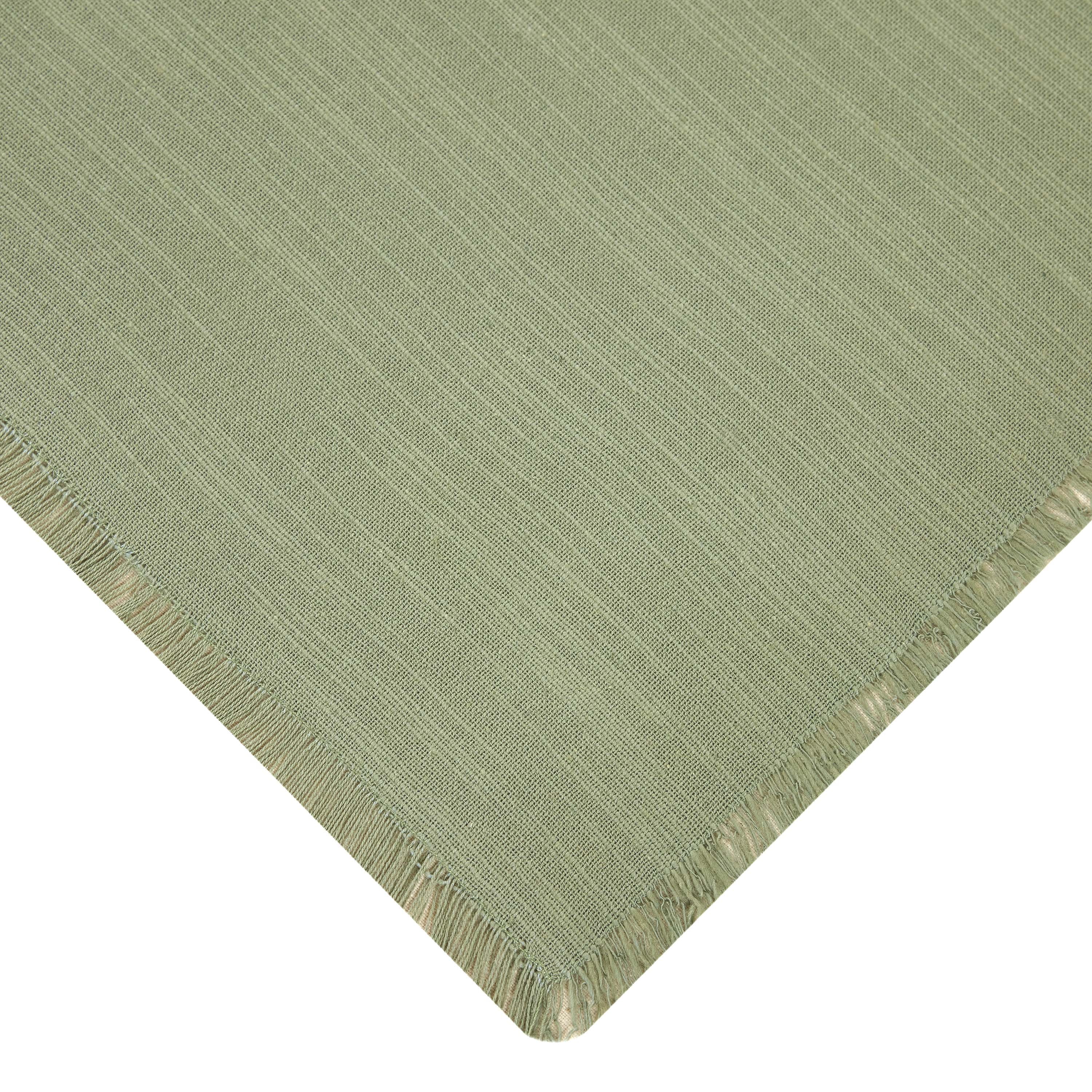(2 pack) Mainstays 4 Pack Color Sage Napkin Set -Sage - 18" x 18"