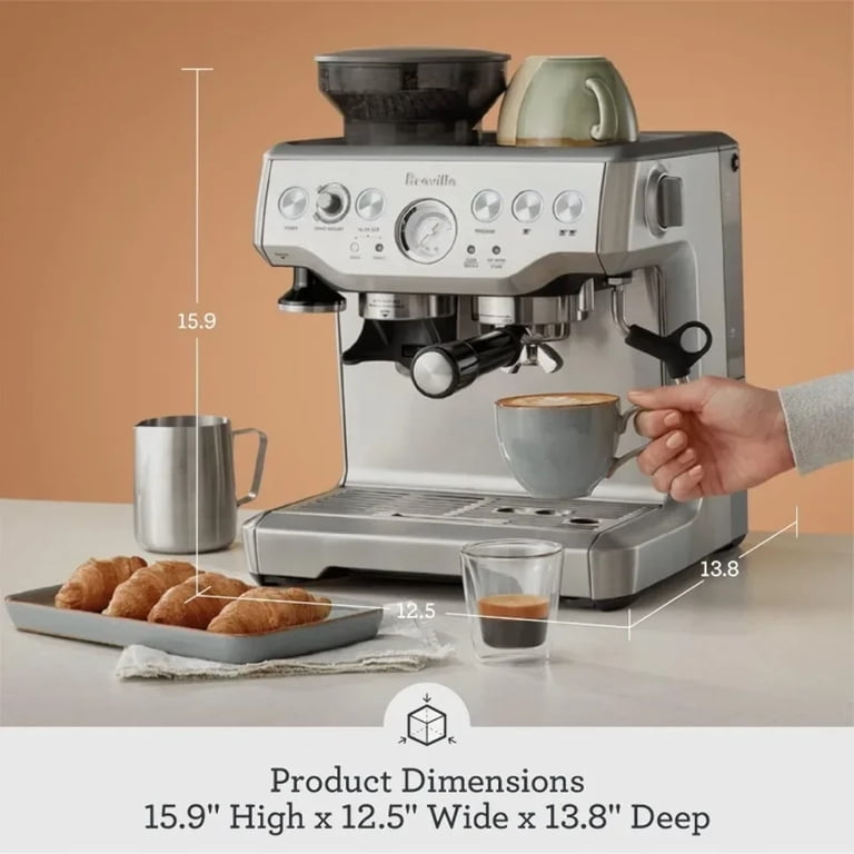 Breville Large Barista Express Espresso Machine with Coffee