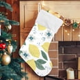 thumbnail image 5 of Coolnut 1 PCS Christmas Stocking Lemons Big Warm 17.7 x 12 Inch Hanging Xmas Stockings Decoration for Family Holiday Party Ornaments Decor Fireplace, 5 of 7