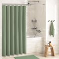 thumbnail image 3 of Solid Shower Curtain for Bathroom,  35.4"x70.8" Waffle Shower Curtains for Bathroom, Heavy Duty Hotel Quality Shower Curtains, Thick Polyester Fabric Bath Curtain Set with 12 Hooks, 3 of 8