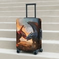 thumbnail image 6 of Hirioo Lava Dragon for Elasticity Suitcase Cover (No luggage Included) Durable Luggage Protector Fits 18-32 Inch Luggage-Medium, 6 of 7