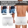 thumbnail image 3 of Lalamelon Mens Butt Padded Underwear Mens Mesh Shapewear Boxer Briefs with Butt Enhancing Pads, 3 of 5