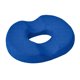 thumbnail image 1 of Inteprter Almohada de donut antideslizante de poliéster para alivio de hemorroides y cojín de asiento cómodo memoria de coxis Decoración del hogar Azul, 1 of 6