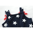 thumbnail image 3 of FEDPOP 4th of July Dresses for Toddler Girls Summer Sleeveless Dress 6T, 3 of 6