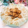 thumbnail image 4 of 50Pcs Parchment Paper Sheets for Baking, Stamp Wax Food Picnic Paper, Greaseproof Deli Paper, Waterproof Dry Hamburger Paper Liners Wrapping Tissue for Plastic Food Basket (9.8 * 8.6 inch), 4 of 7