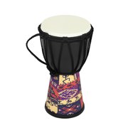 TwhqxjCN African Hand Drum 4 Inch Profession African Djembe Drum PVC Goat Skin Hand Drum Musical Handheld Percussion Instruments