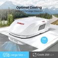 thumbnail image 2 of TOSOT GO COOL RV Air Conditioner 15000 BTU, Non-Ducted Camper Rooftop AC Unit with Heat Pump, High-Efficiency EER 8.5, WiFi and Remote Control, 2 of 8