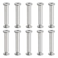 thumbnail image 1 of Uxcell 10 Set M6 x 40 mm Tornillos Chicago Hex Binding Posts Socket Cap Bolt Nut Plata, 1 of 7