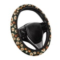 thumbnail image 6 of Uorisanigo Daisy Pattern 15 Inch Car Steering Wheel Protector Stylish Car Steering Wheel Cover with Elastic Edge Unique Fuzzy Steering Wheel Cover for Most Vehicle Car Accessories Gift for Sister, 6 of 8