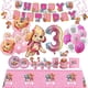 thumbnail image 2 of PAW Patrol Skye-Decoración de fiesta de cumpleaños para niños y niñas, suministros de eventos, máscara de globo de papel de aluminio de látex, reloj de proyección de regalo, 2 of 5