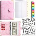 thumbnail image 1 of Stay Organized & Save Money: Marble A6 Budget Binder with 8 Cash Envelopes, 40, 1 of 5