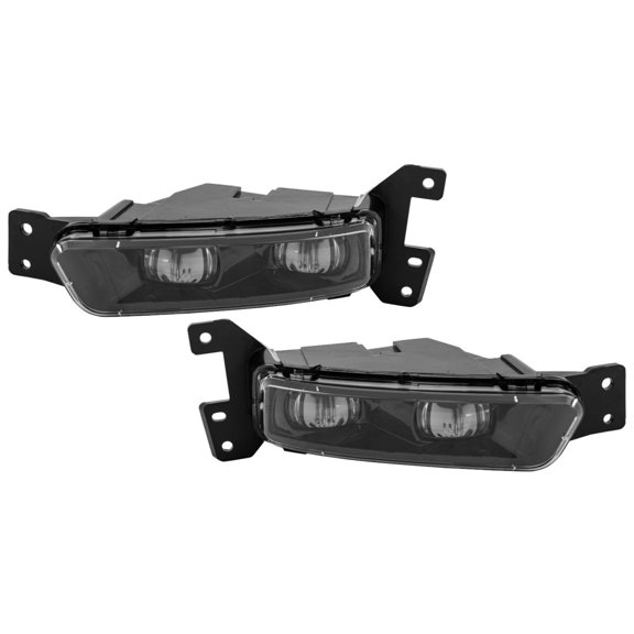 For Jeep Grand Cherokee 2017 18 19 20 2021 Fog Light Driver and Passenger Side | Pair | LED | Clear Lens | SRT Model | Replacement For CH2592159, CH2593159 | 68275511AC, 68275510AC