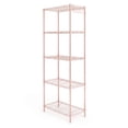 thumbnail image 2 of Ktaxon 5 Tier Layer 21"x11.5"x59" Storage Rack, Wire Shelving Adjustable Steel Storage Rack Organizer Kitchen, Pink, 2 of 18