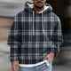 thumbnail image 2 of Men's Print Plush Warm Coat Fleece Sweater Casual Coat Pocket Sweater Autumn Winter Coat2XL, 2 of 5