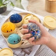 thumbnail image 4 of Mystery Dumpling Squishies Toys, 3.35" Squishy Balls, Soft Sensory Stress Relief Toys for Teens & Adults, Fun Novelty Holiday Festivals Gift （Random）, 4 of 7